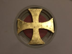 Jesmond URC gilded cross
