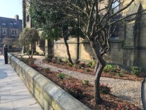 Jesmond URC landscaping Tankerville Terrace