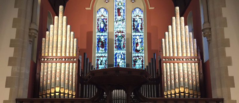 Jesmond URC organ lit