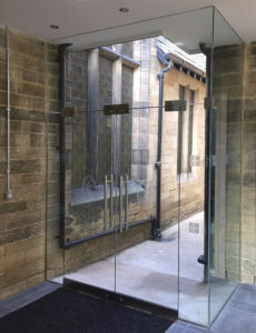 Jesmond URC rear glazed doors
