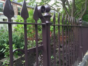 Jesmond arrow railing close up 2